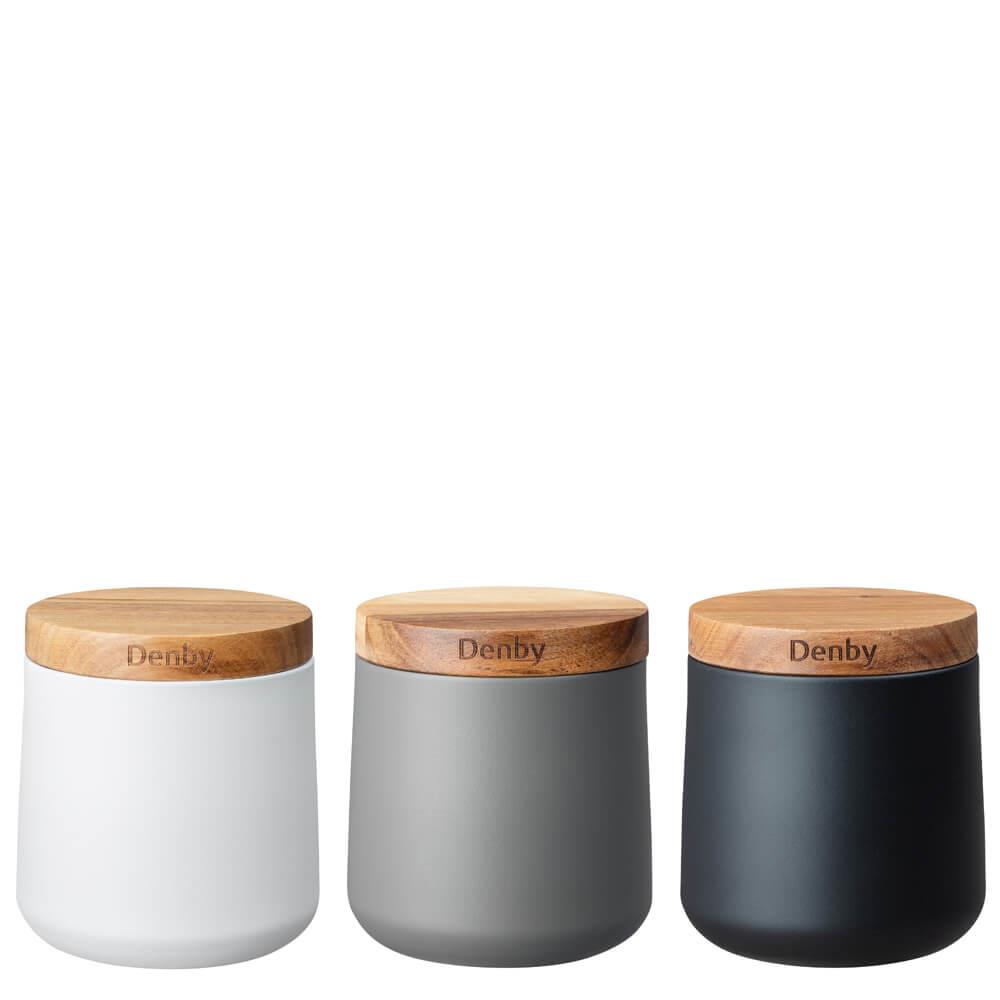 Denby Set of 3 Storage Cannisters